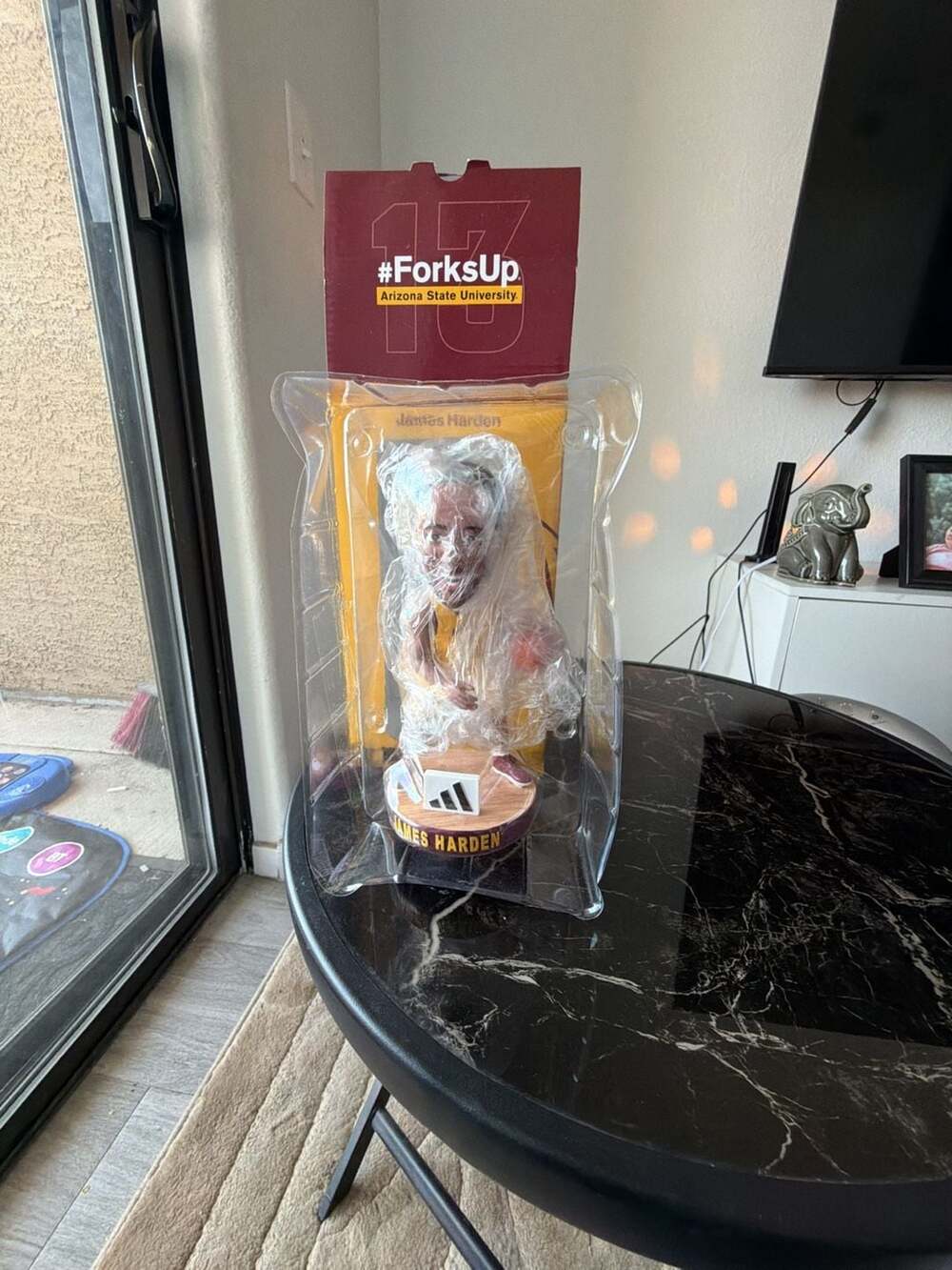 James Harden Arizona State University #ForksUp Adidas Bobblehead